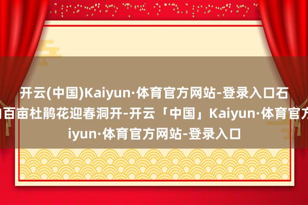 开云(中国)Kaiyun·体育官方网站-登录入口石榴湾生态公园内百亩杜鹃花迎春洞开-开云「中国」Kaiyun·体育官方网站-登录入口