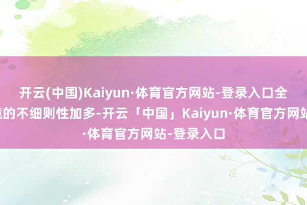 开云(中国)Kaiyun·体育官方网站-登录入口全球经济环境的不细则性加多-开云「中国」Kaiyun·体育官方网站-登录入口