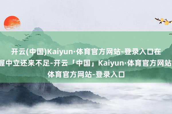 开云(中国)Kaiyun·体育官方网站-登录入口在战争中保握中立还来不足-开云「中国」Kaiyun·体育官方网站-登录入口