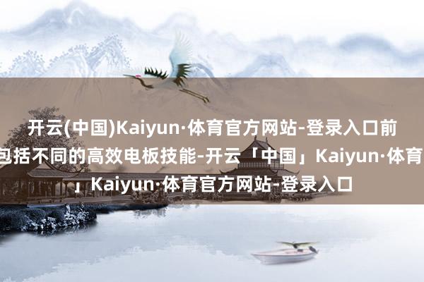 开云(中国)Kaiyun·体育官方网站-登录入口前沿技能大会专注于包括不同的高效电板技能-开云「中国」Kaiyun·体育官方网站-登录入口