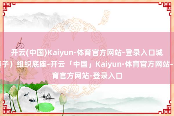 开云(中国)Kaiyun·体育官方网站-登录入口城市信息模子）组织底座-开云「中国」Kaiyun·体育官方网站-登录入口