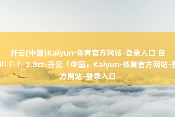 开云(中国)Kaiyun·体育官方网站-登录入口 自然钻石💎2.8ct-开云「中国」Kaiyun·体育官方网站-登录入口