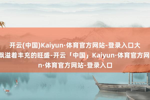 开云(中国)Kaiyun·体育官方网站-登录入口大江南北到处飘溢着丰充的旺盛-开云「中国」Kaiyun·体育官方网站-登录入口